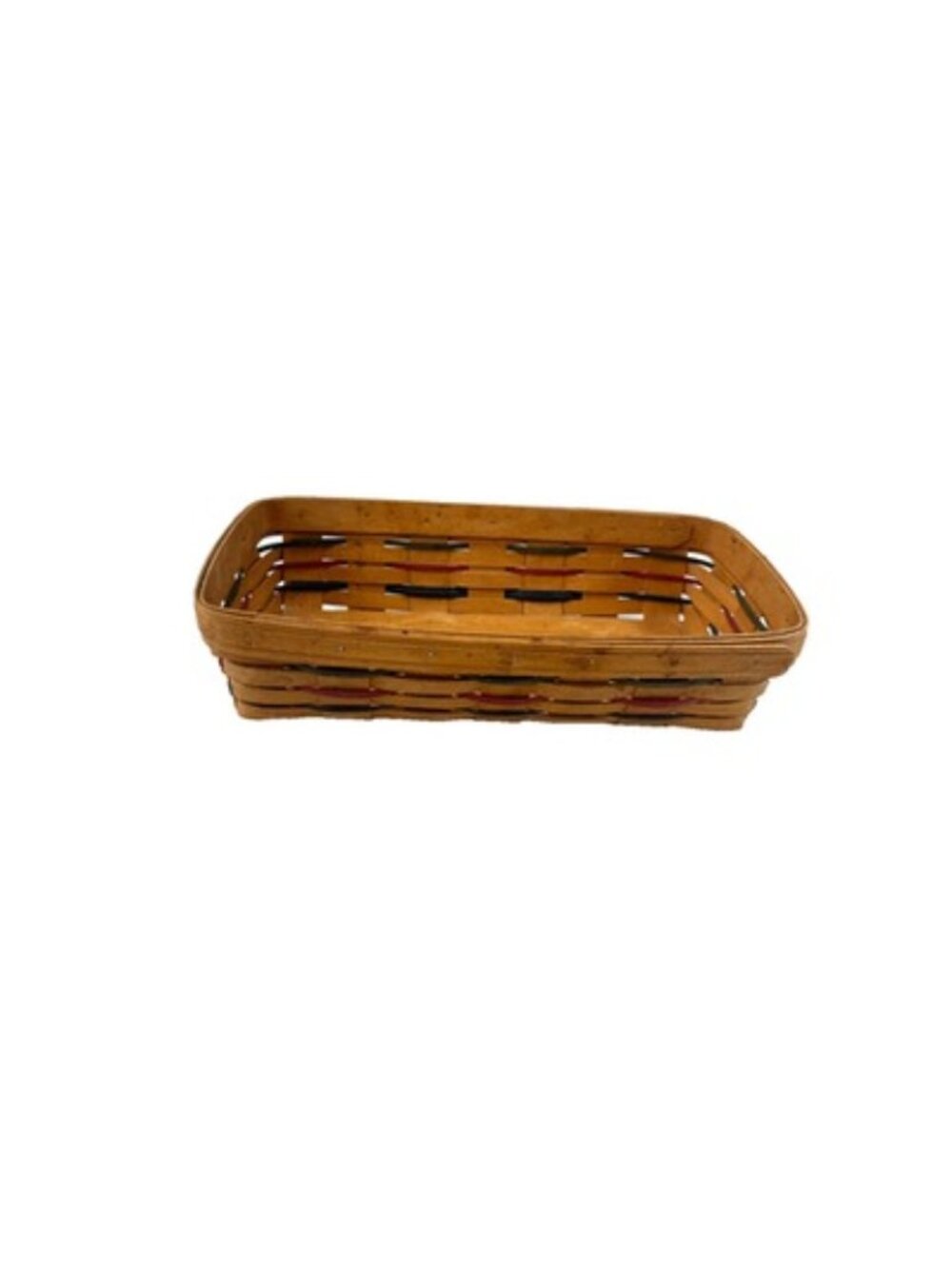 Longaberger Woven Traditions Bread Basket 14.5"L x 7.5"W x 3.75"H Vintage